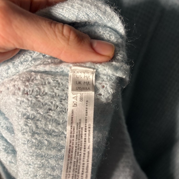 Intimately Free People C.O.Z.Y Waffle Wool Blend Pullover Size M/L - Picture 5 of 5